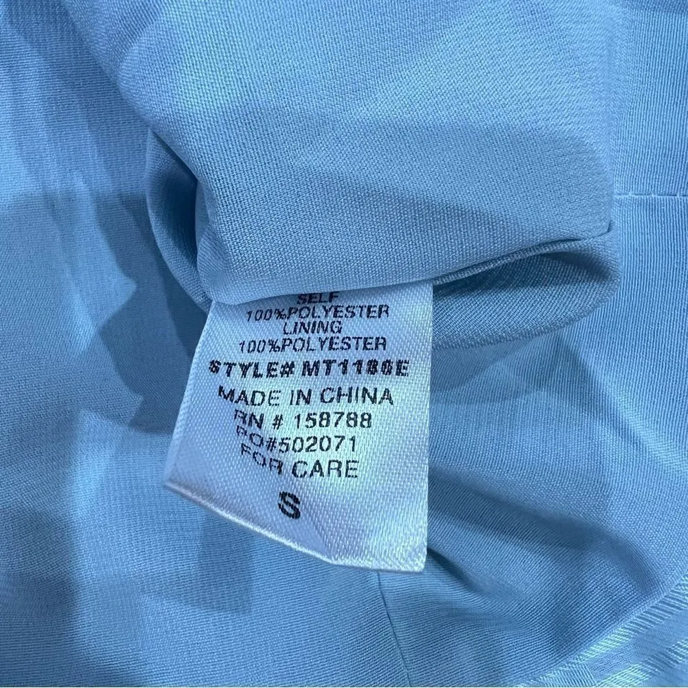 Mable Call Me After Work Blouse Women’s Small Blue - Image 5