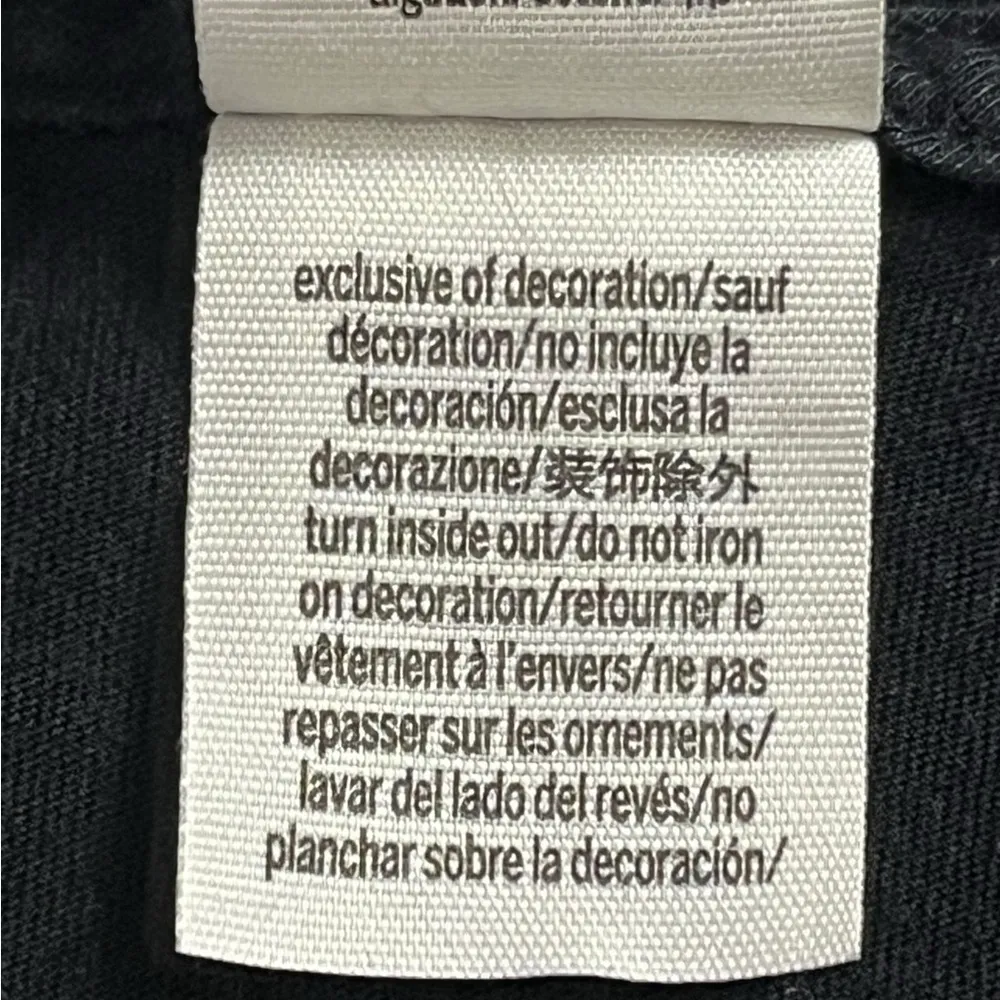 Victoria's Secret PINK Long Sleeve Campus T Shirt Women’s Size Medium Black Camo - Image 5