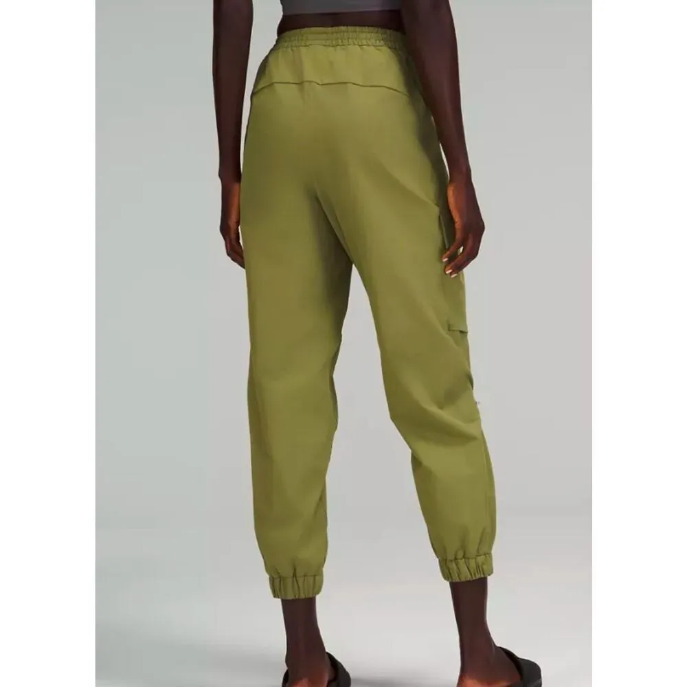 lululemon lab High-Rise Cuffed Trouser Cargo Casual Pants 26"‎ Stone Size 6 - Image 5