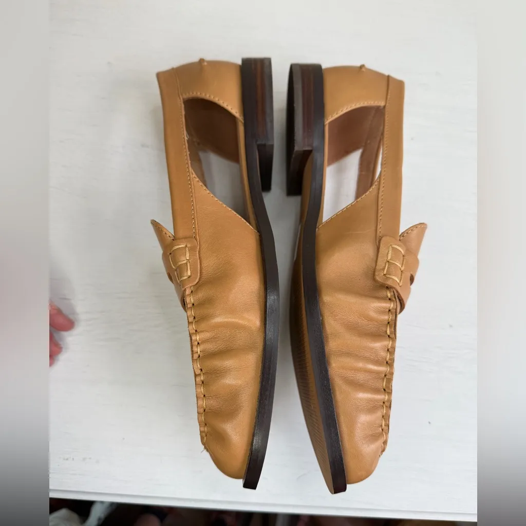 Madewell NWOB Nye Cut Out Leather Loafers Sz 10 - Image 5