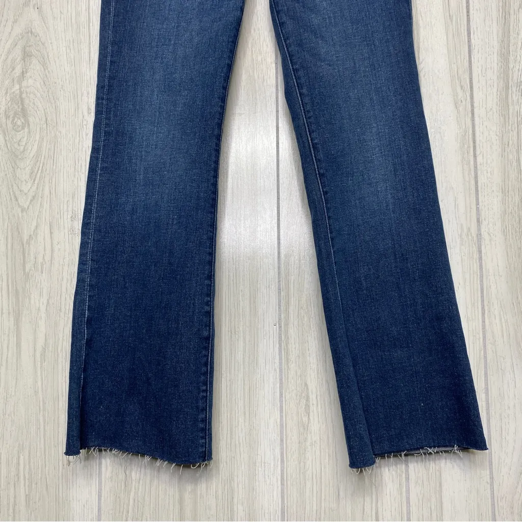 NEW DL1961 Bridget Boot High Rise Instasculpt Crop in Eco Dark Raw size 27 NWT - Image 5