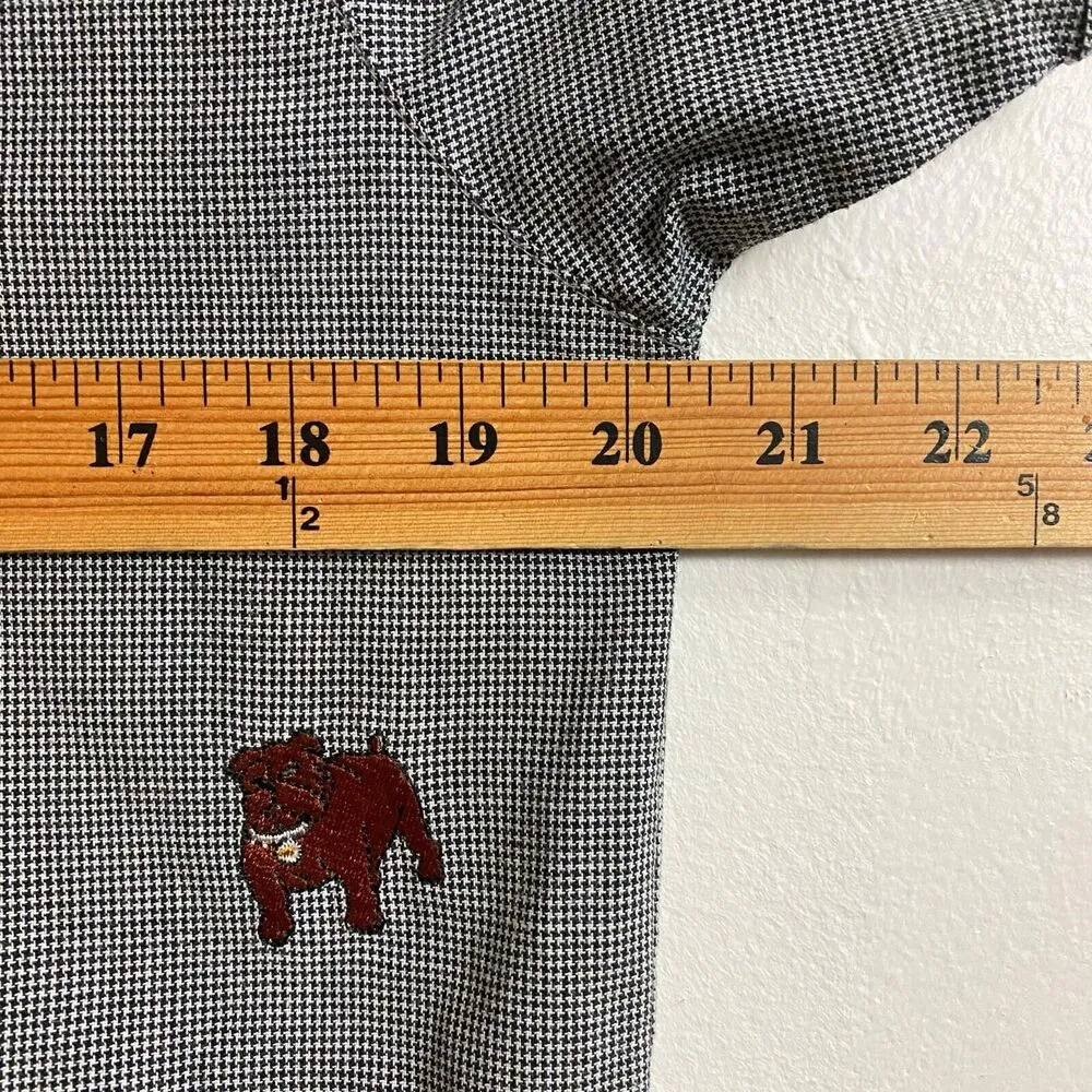 Teddi Embroidered Dog Button Up Shirt Size PM Petite Medium - Image 4