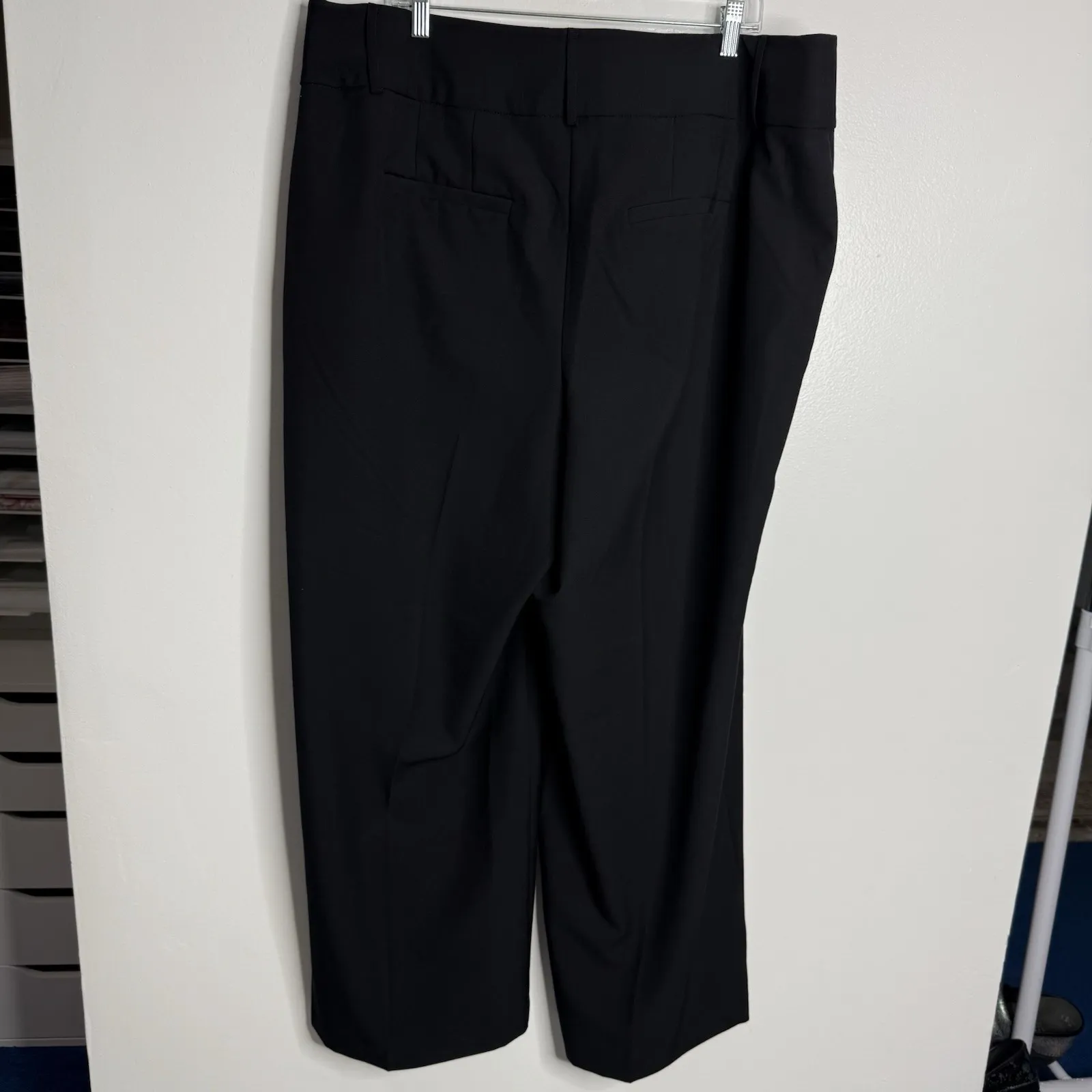 Lane Bryant Black Dress Pants Wide Leg Stretchy Waist‎ Size 18 Workwear - Image 4