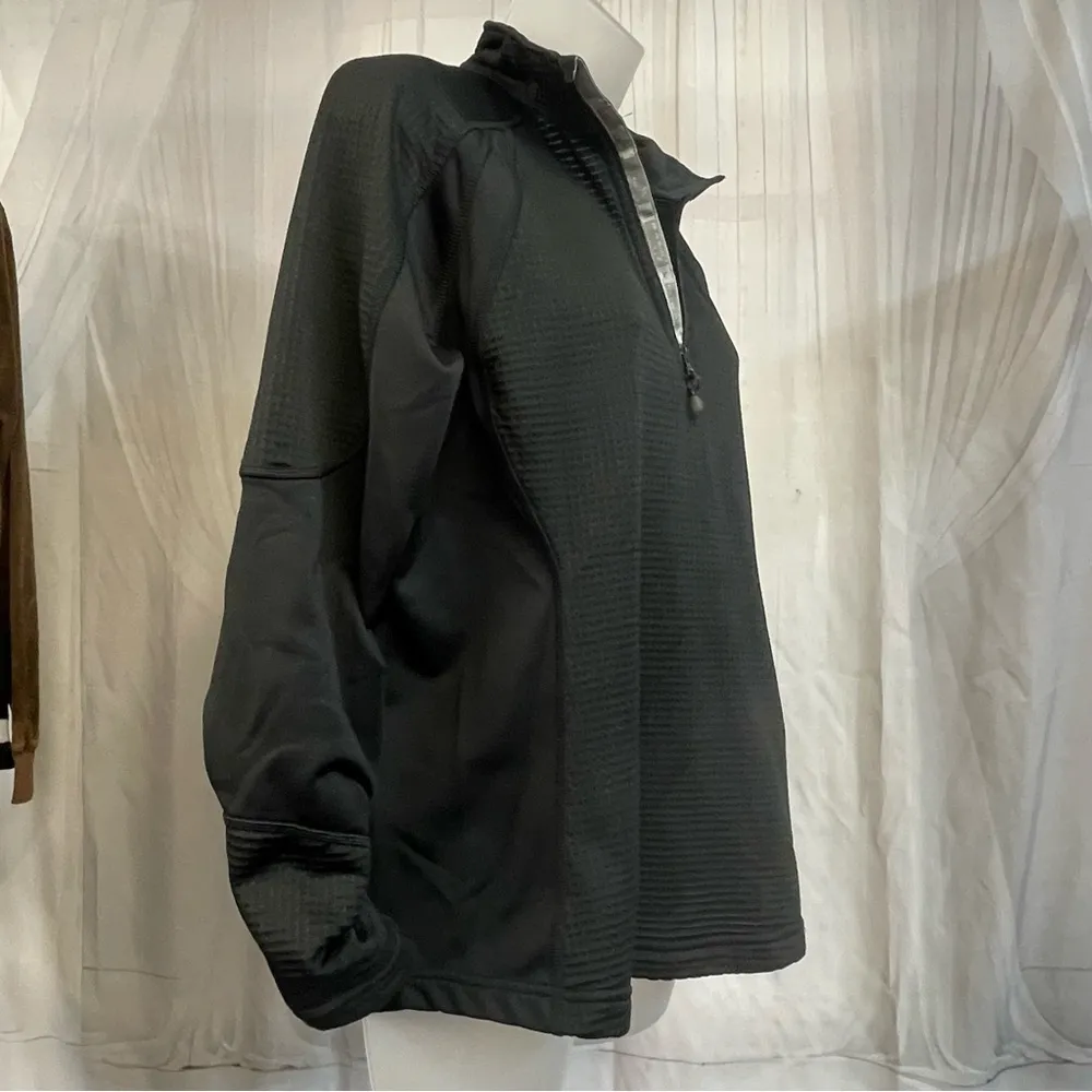 Eddie Bauer Charcoal Textured Half-Zip Pullover - Image 5