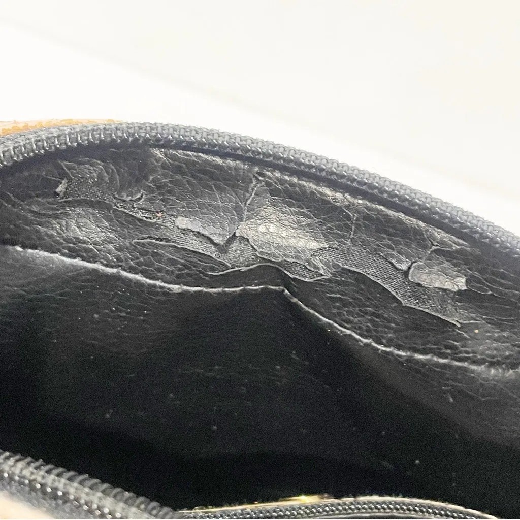 FENDI‎ ROMA Vintage Pequin Striped Small Luxury Designer Crossbody Shoulder Bag - Image 8