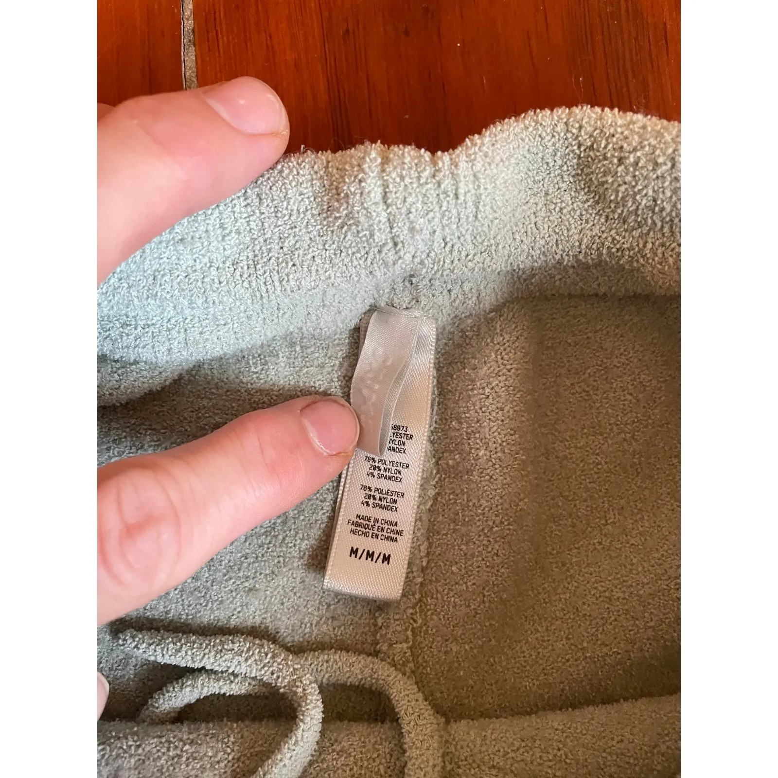 SKIMS Terry Lounge Set mint Bralette and Shorts Set Size M - Image 4