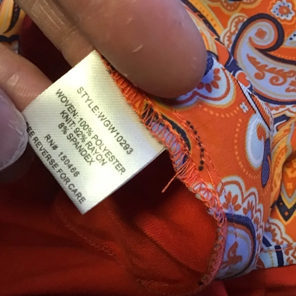 Market & Spruce  Bright paisley tank top - Image 3