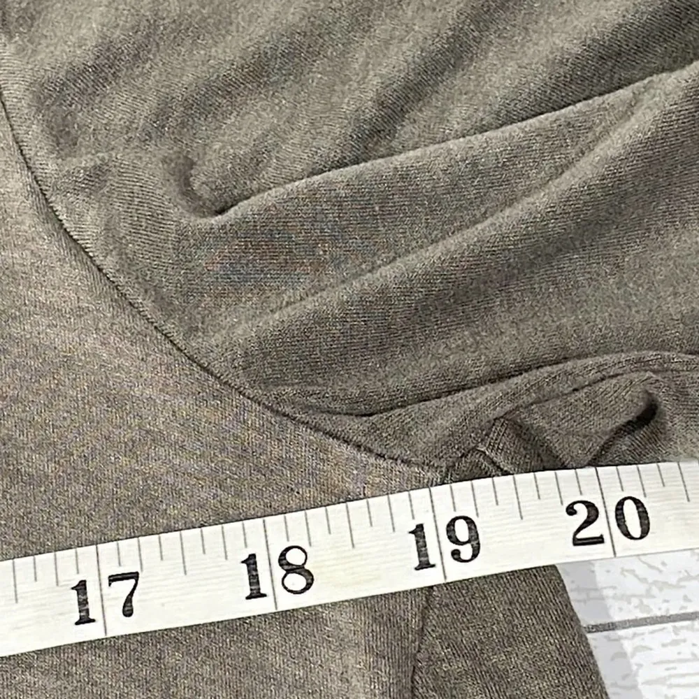 DOWNING STUDIO Loose Fit High Low Cut Olive Green Shirt Size 1X - Image 83