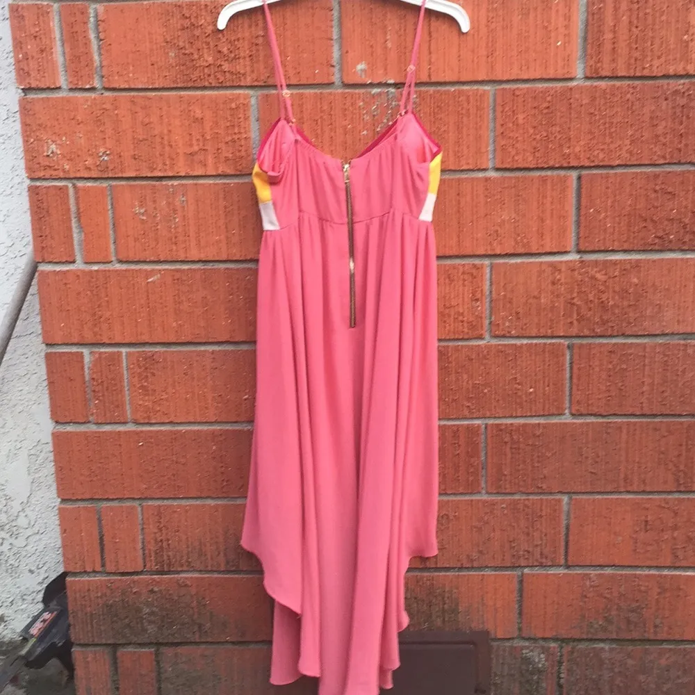 💜Amazing salmon & yellow colored dress Size undefined - Image 5