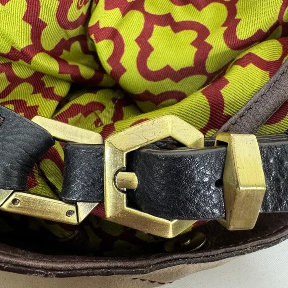 Anthropologie Oryany Equinox Color Leather Hobo Crossbody‎ Brown - Image 12