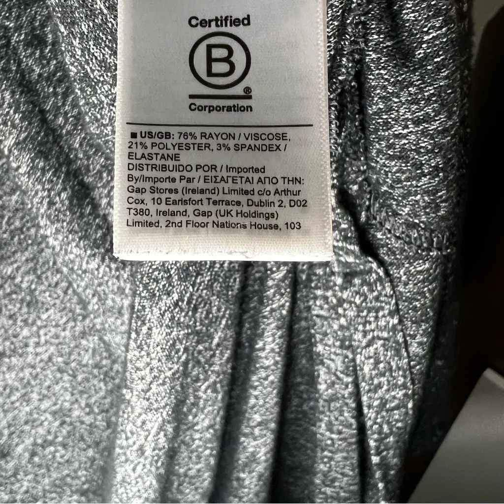 Athleta Harmony Wrap II Heathered Gray Drapey Hooded Open Front Cardigan - Image 11