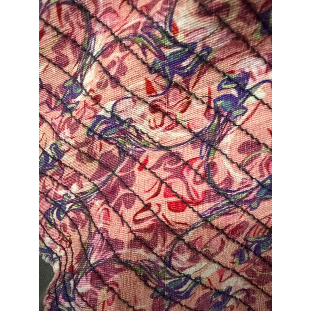 Easel Oversized Cotton Patchwork Sweatshirt in Gray Size S - Image 9