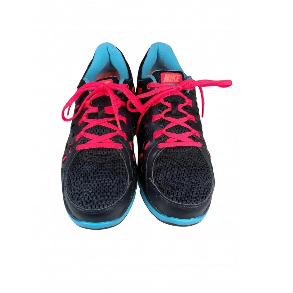 NIKE VTG Dual Fusion Sneaker Women 9.5 Black Pink Mesh Running Jogging Outdoor - Image 3