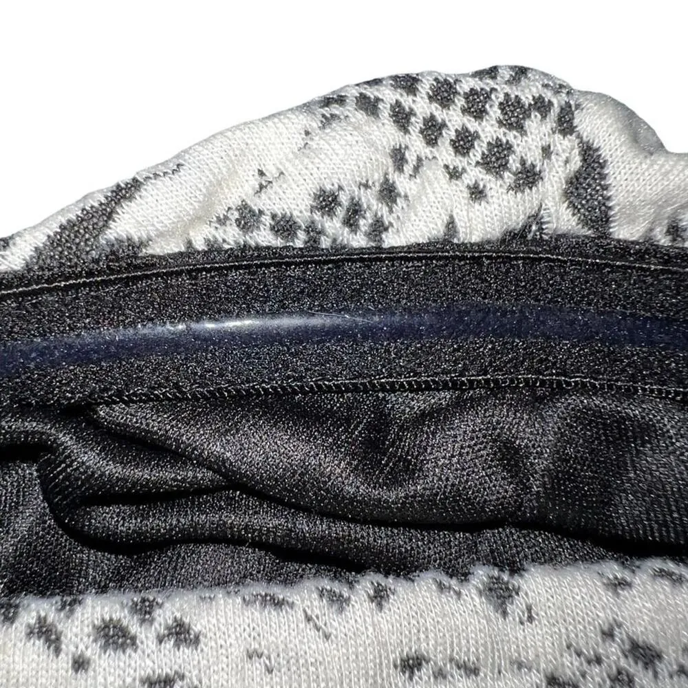 Maurices Womens Peplum Top Blouse Strapless Floral Lace Black Beige Size 0 14 - Image 6