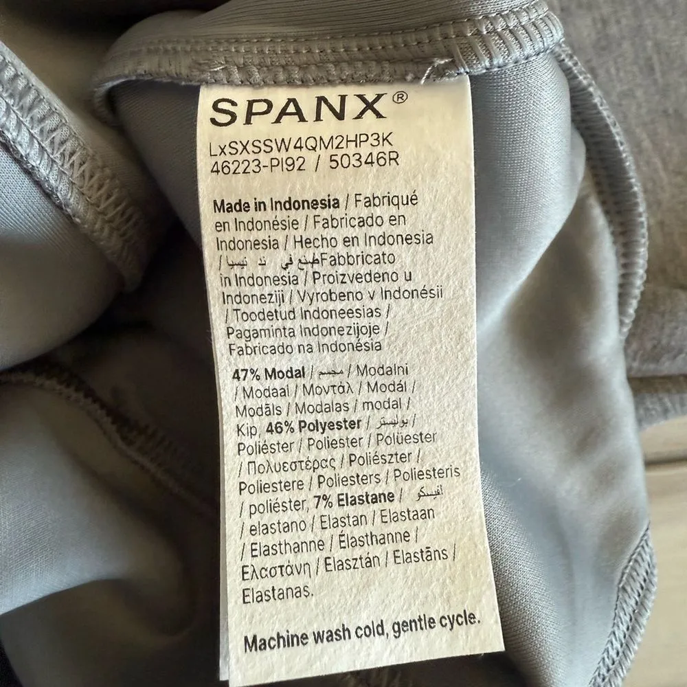 SPANX AirEssentials Half Zip Grey XL NWT IN PACKAGE - Image 7
