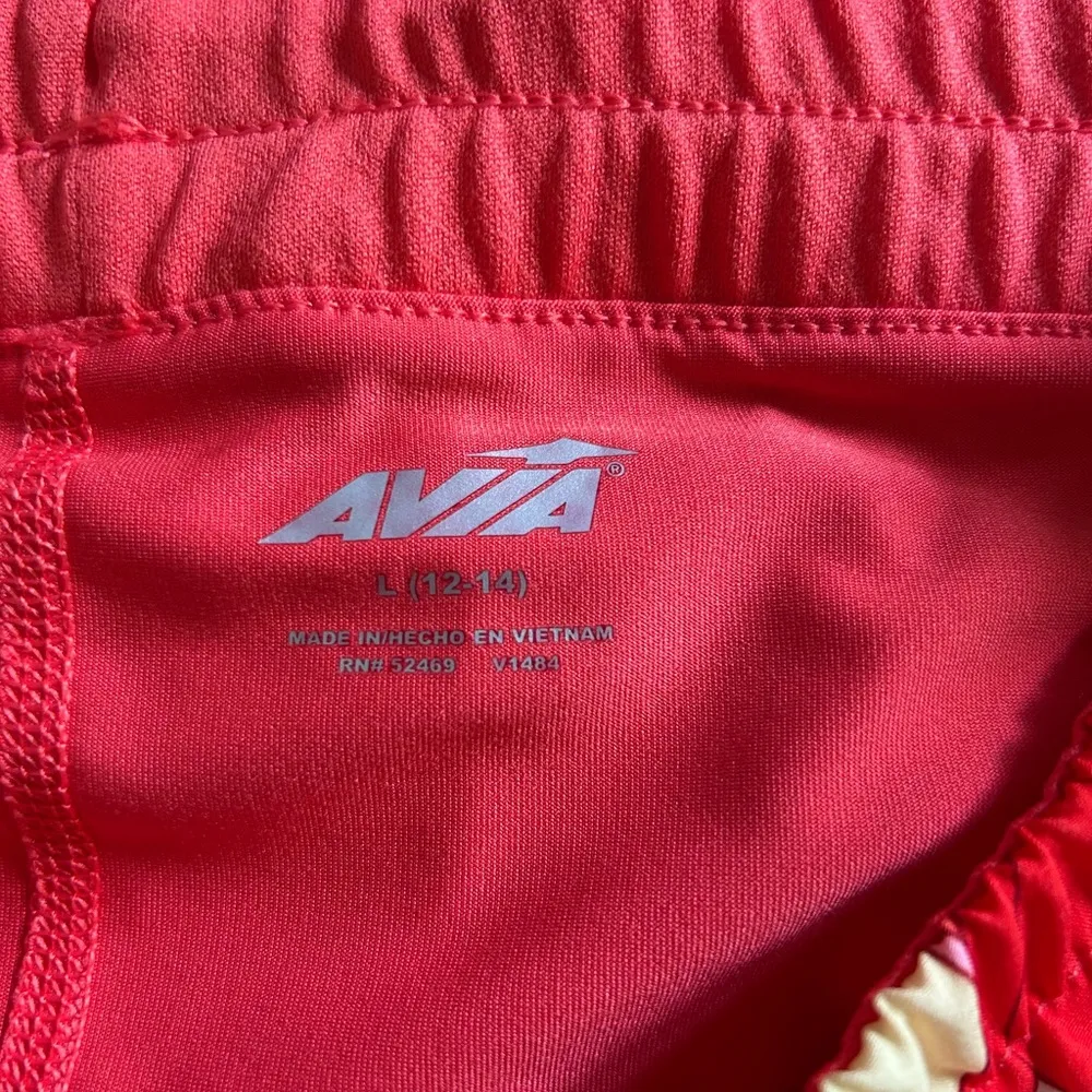 Avia Running Shorts Bright Floral Pattern Size Large (12-14) Like New! - Image 6