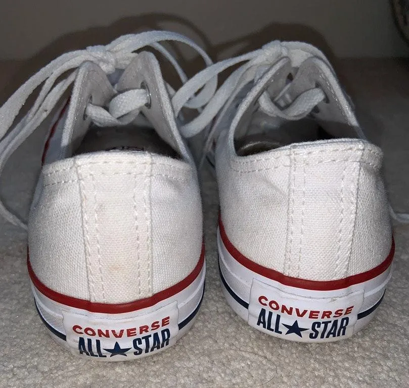 Converse Red And White Low Top - Image 2