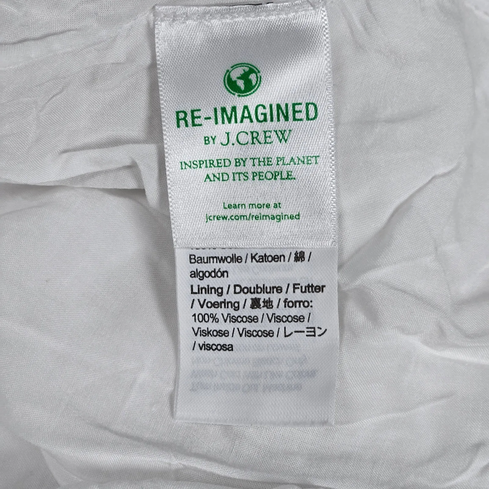 J. Crew Tiered lace-up mini dress in cotton poplin White‎ M BR462 - Image 4