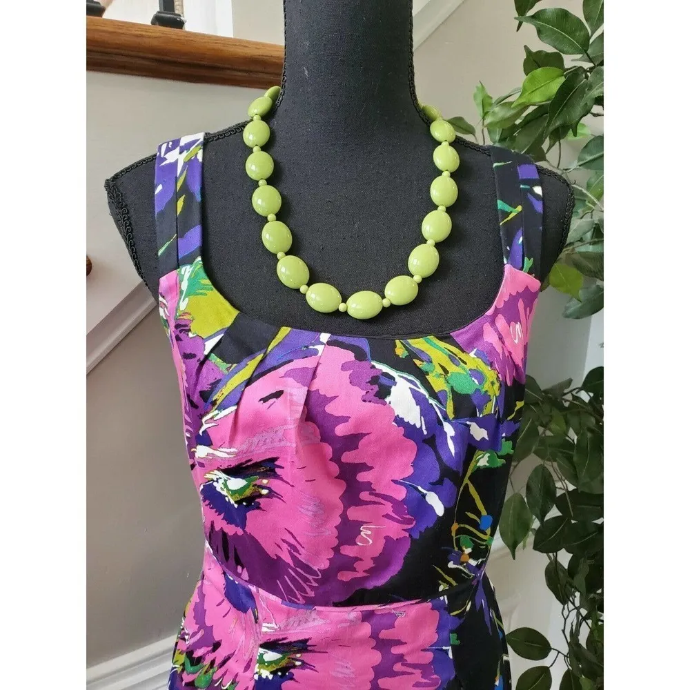 Lanebryant  Floral Cotton Sleeveless  Dress - Image 2