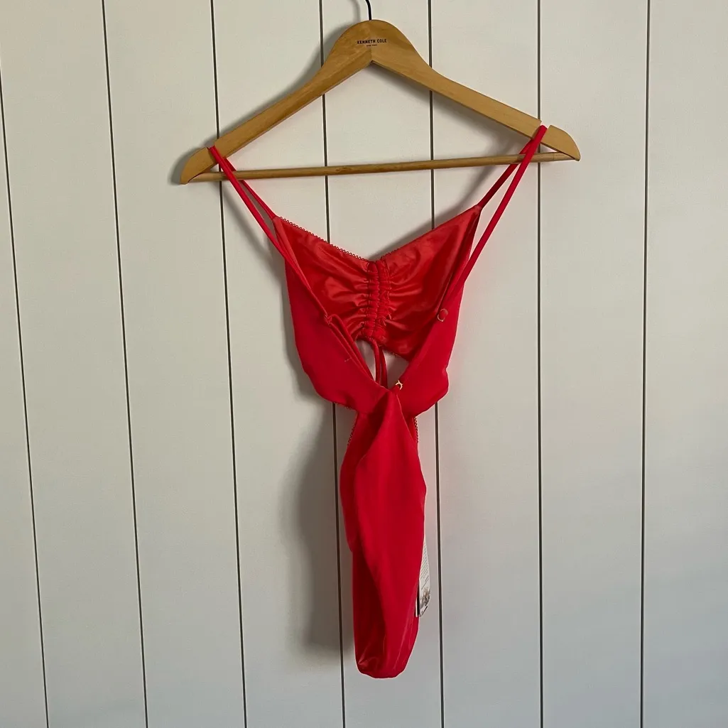 Agua Bendita Diany Tout One Piece Swimsuit Pink - Image 7