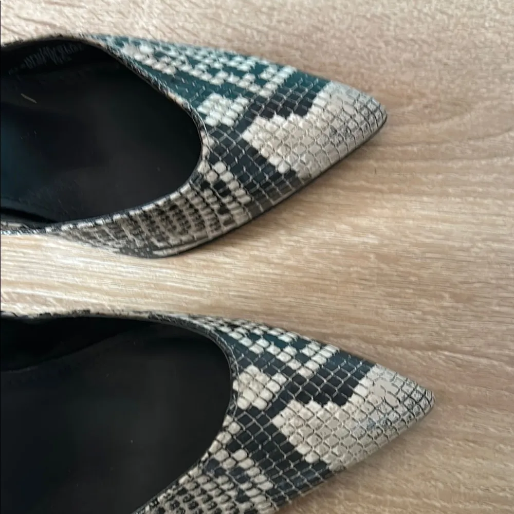 Marc Fisher Black and White Heels with Sleek Design - Image 8