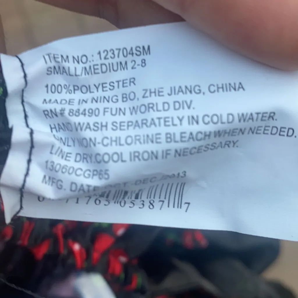 Cherry Bomb Pin Up Costume for Adults Pinup size S/M & M/L New by Fun Wo… - Image 6