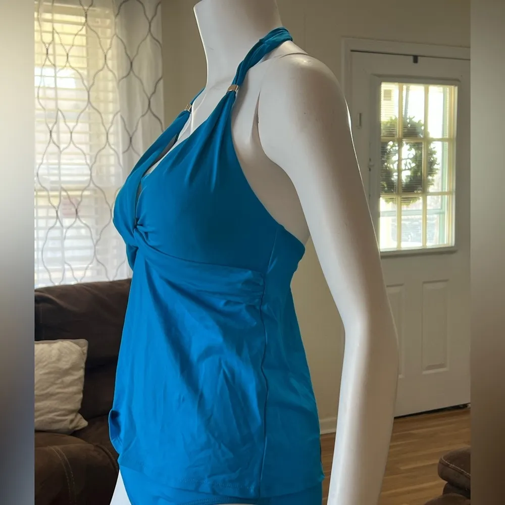 LAUREN RALPH LAUREN  2 piece swimsuit in blue - Image 4