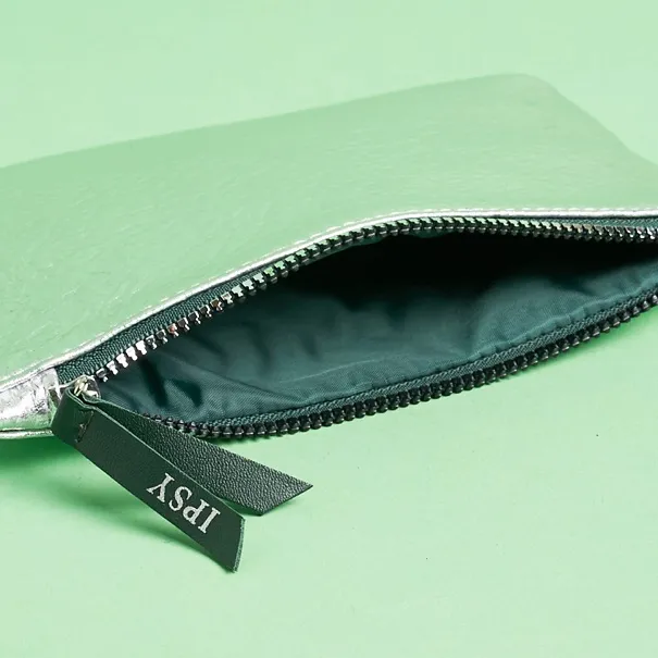 IPSY Silver Metallic Glam Clutch Bag - Image 5