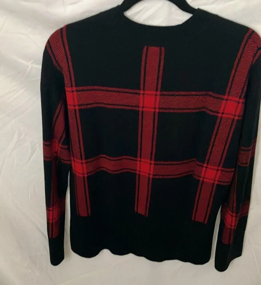 : Black/Red Lightweight sweater- Stretch- S - Image 11