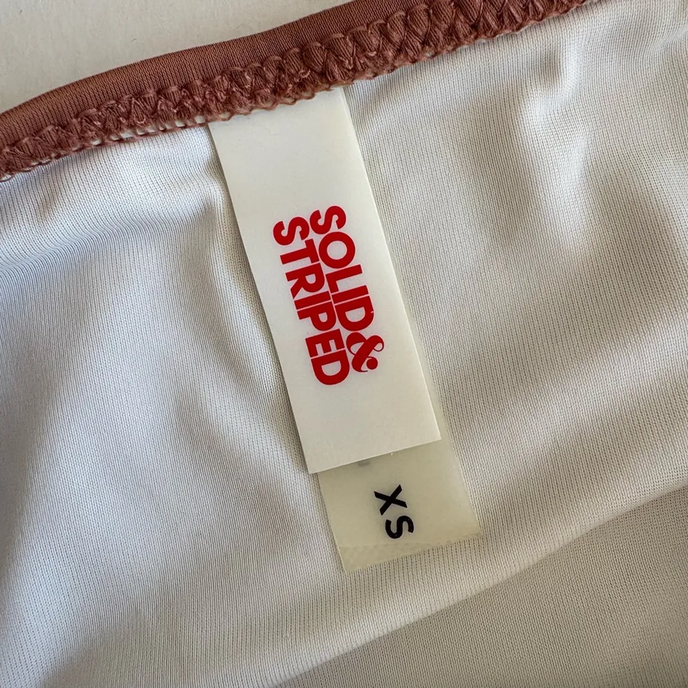 Women's Solid & Striped Brown Bikini Set Size S/XS - Image 10