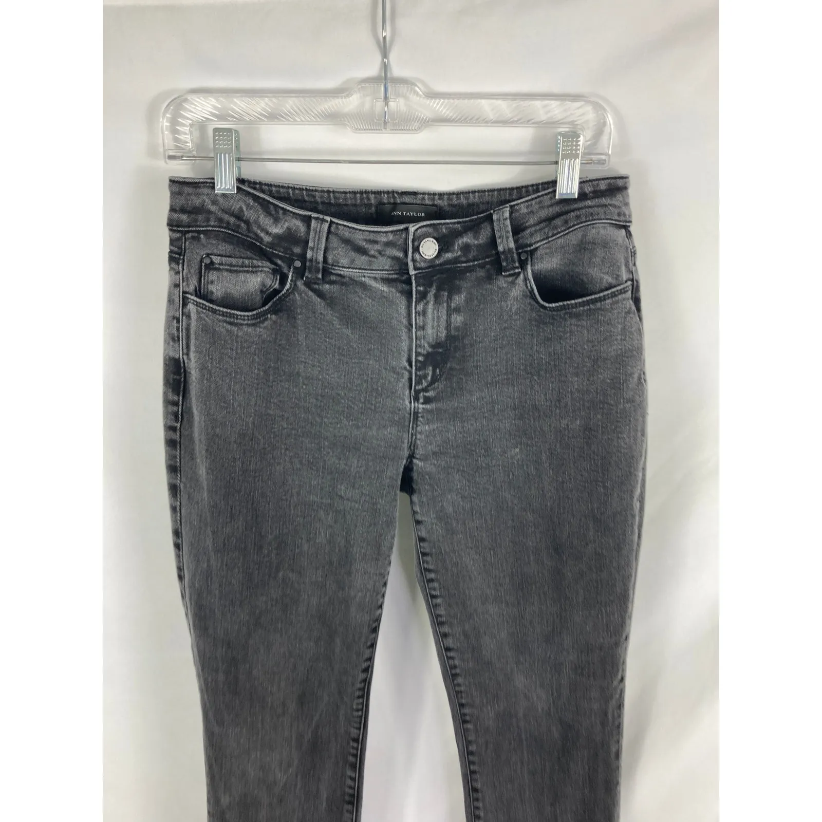 Ann Taylor The Skinny Curvy Fit Black Jeans Size 8 - Image 2