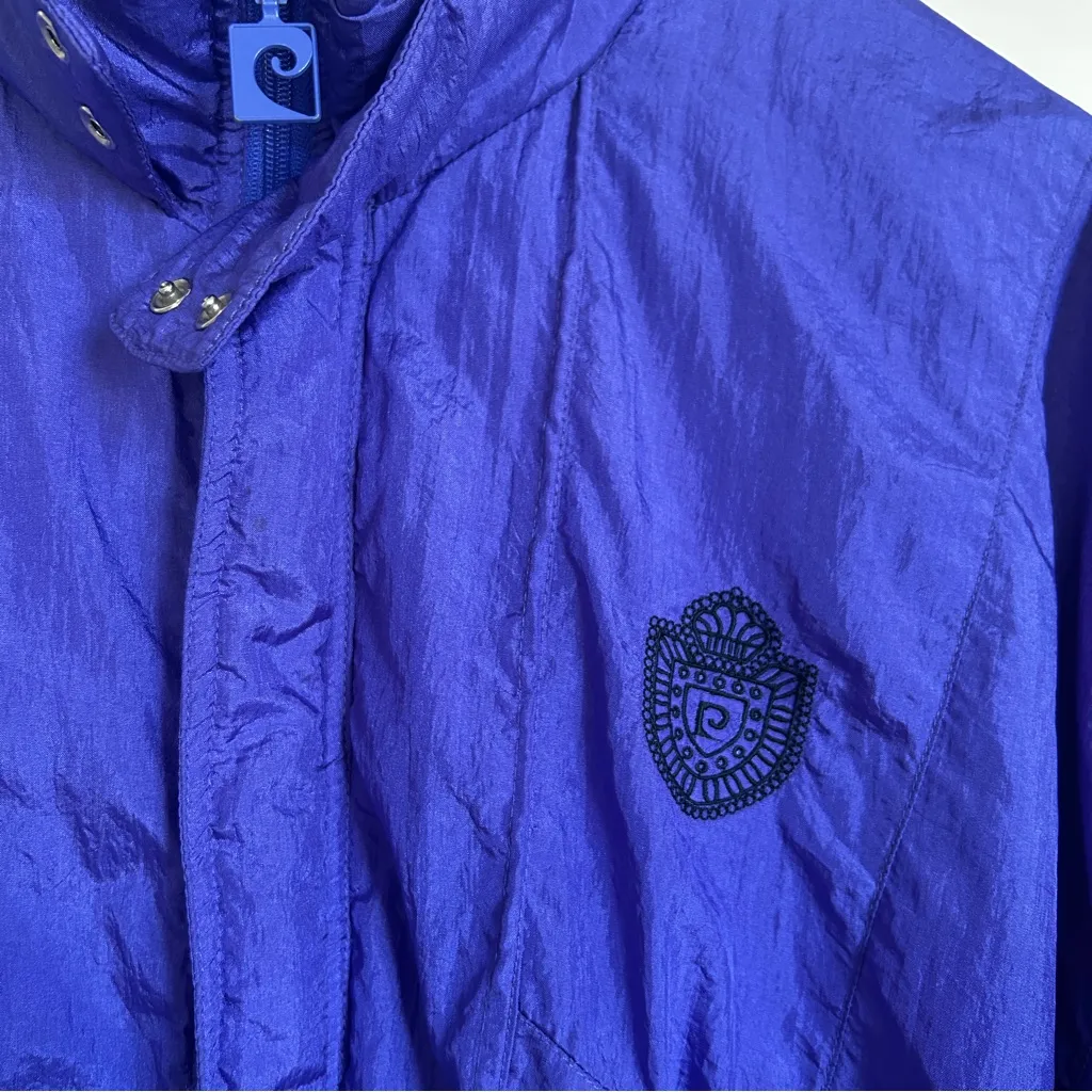 Pierre Cardin Vintage 80’s 90’s Baggy Nylon Windbreaker Track Jacket Women’s M - Image 4