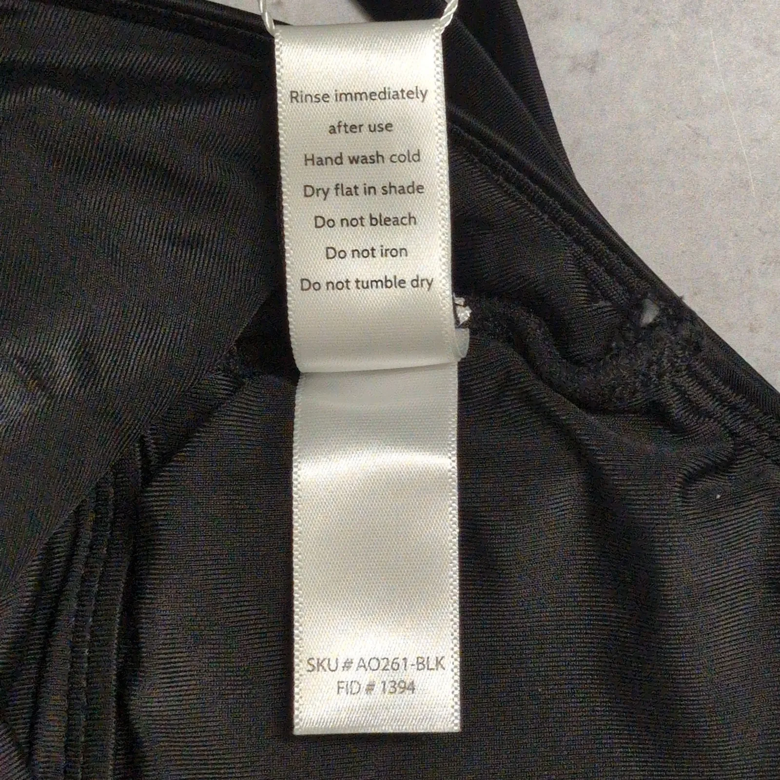 Andie Rockaway One Piece Black Double Straps Square Neck Swim Bathing Suit S New - Image 9