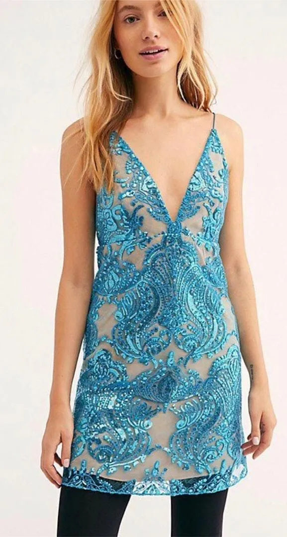 Night Shimmers Mini Dress - Image 2