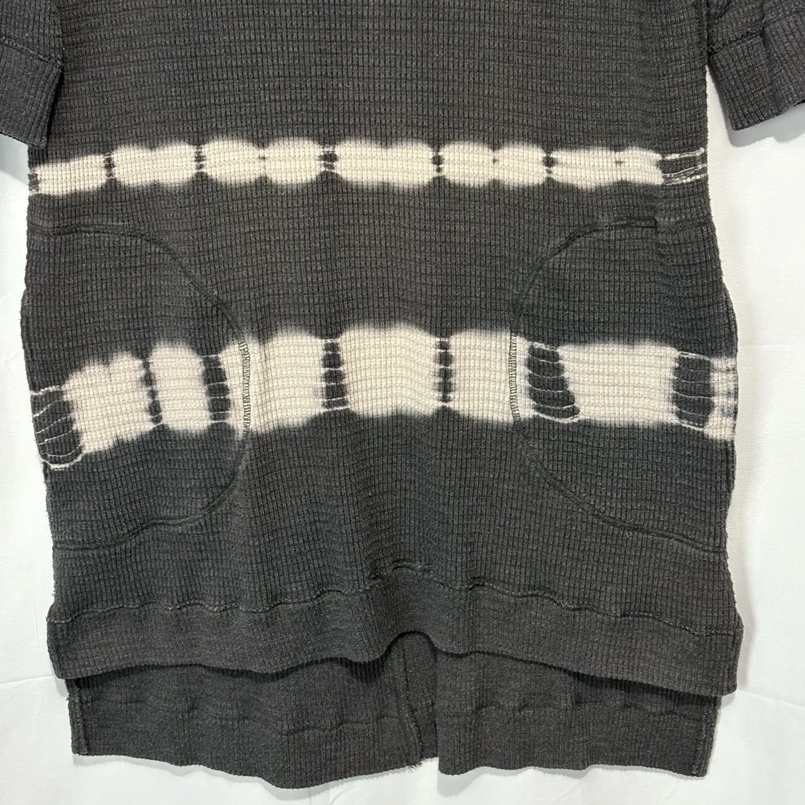 We the Free People Tunic Boho Grunge Canyon Wash Tie Dye Longline Pockets Small - Image 7