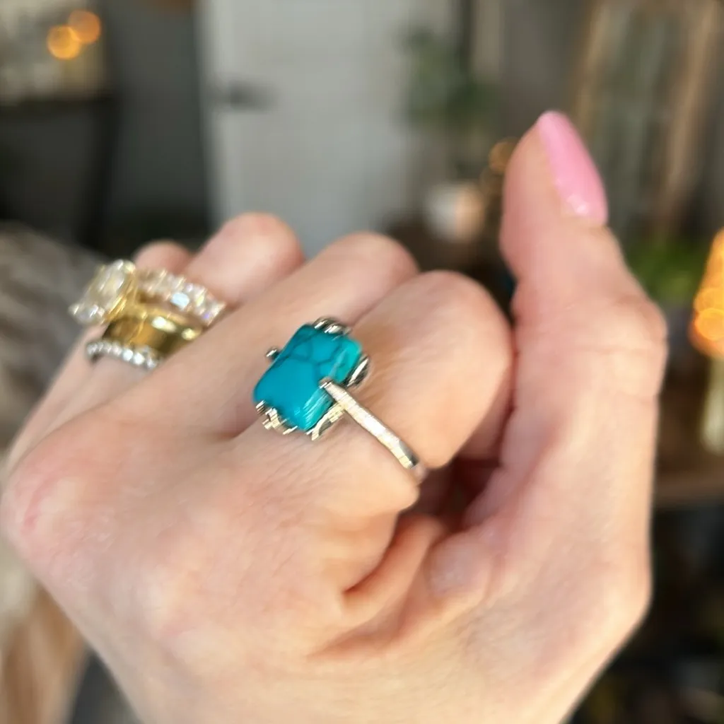 🩵Turquoise & Silver Ring•NWOT🩵 Blue - Image 2