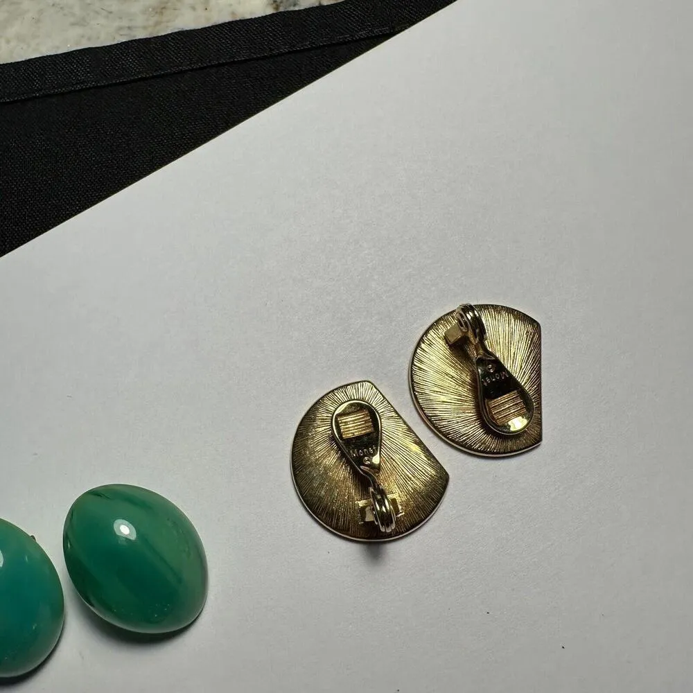 Lot Of 3 Vintage - Modern Clip on Clip-on Earrings 1 Monet - Image 8