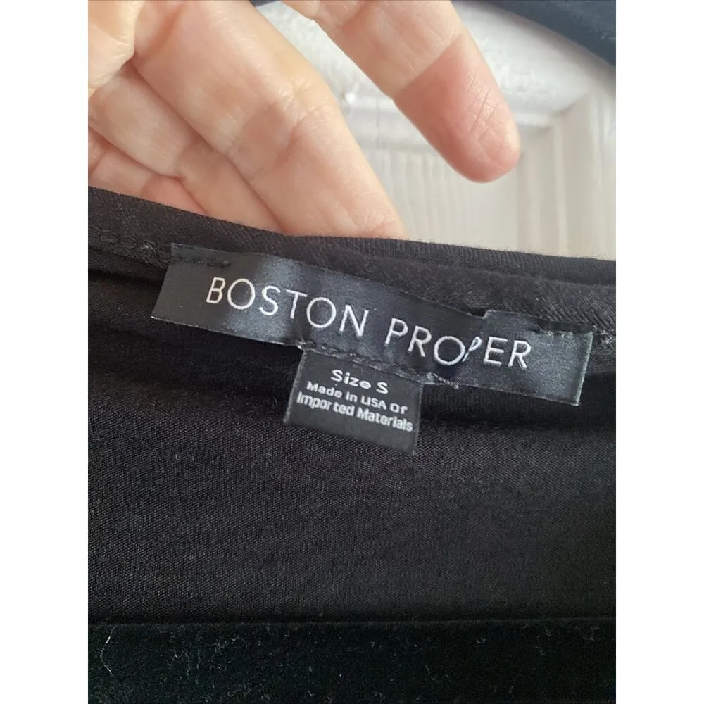 Boston‎ Proper Women's Small Black Top Twist Top - Image 4