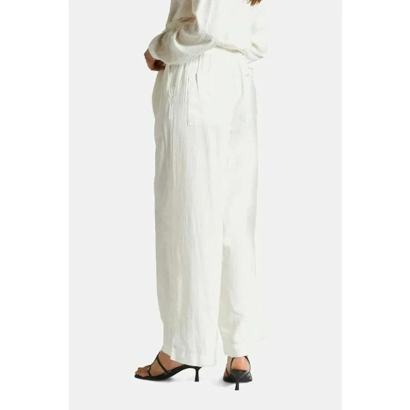 Brixton Linen Blend Wide Leg Pant Size XL NWT White - Image 2