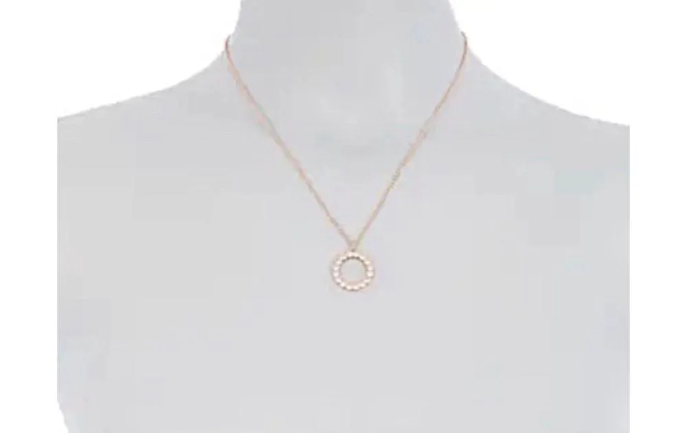 NWT Kate Spade CZ Open Circle Pendant Necklace - Image 3