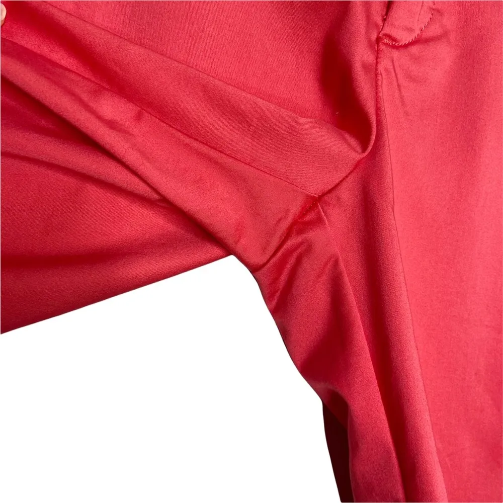 Dockers Coral Pink Cotton Blend Pedal Pusher Cropped Capri Pants - Image 4