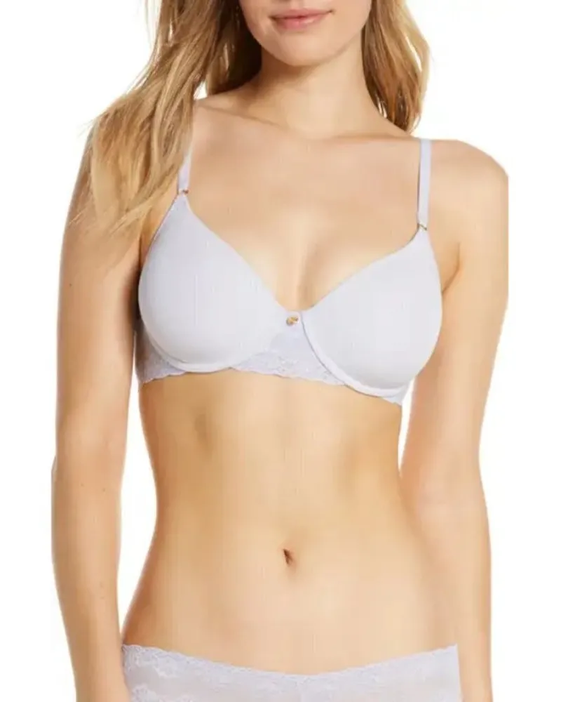 💕NATORI💕 Bliss Perfection Underwire Contour Bra ~ Frosted Purple 32DDD NWT - Image 1
