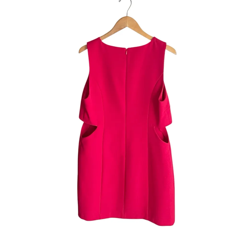 Anthropologie MARE MARE Cut-out Shift Dress Red - Image 5