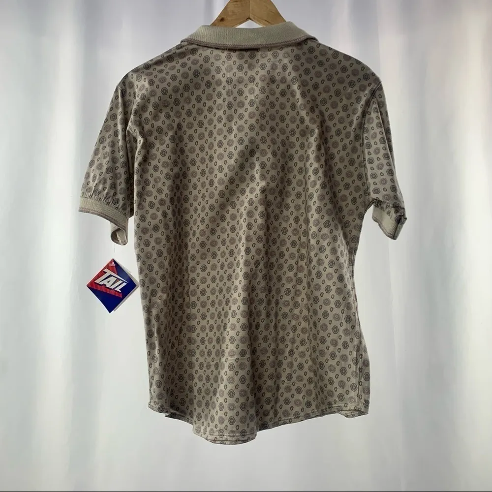 NWT Tail Sea‎ Pines Short Sleeve Polo Shirt in Brown Size Small - Image 3