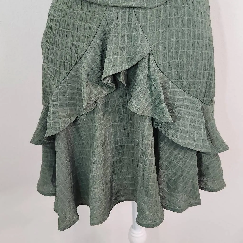Francesca's Trixxi Green Mini Dress Size Small NWOT Green Wedding Guest Dress - Image 3