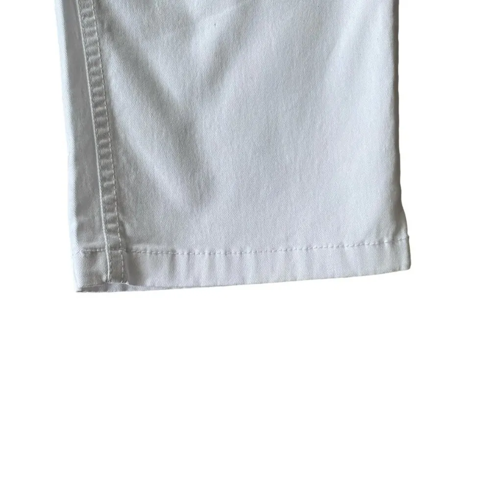 Evans Denim Love Crops woman's size 14 white five pocket denim cropped jeans - Image 5