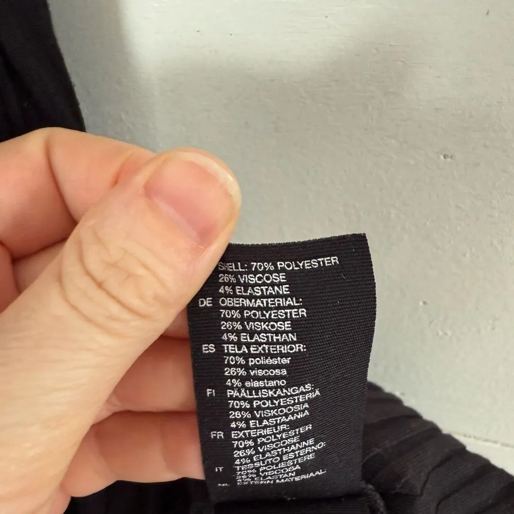 & Other Stories Women’s 2 Black MIDI Short Sleeve Shirt Dress - Image 4