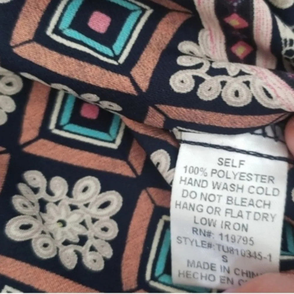 COPY - Moon brand boho flowy patterned blouse - Image 7