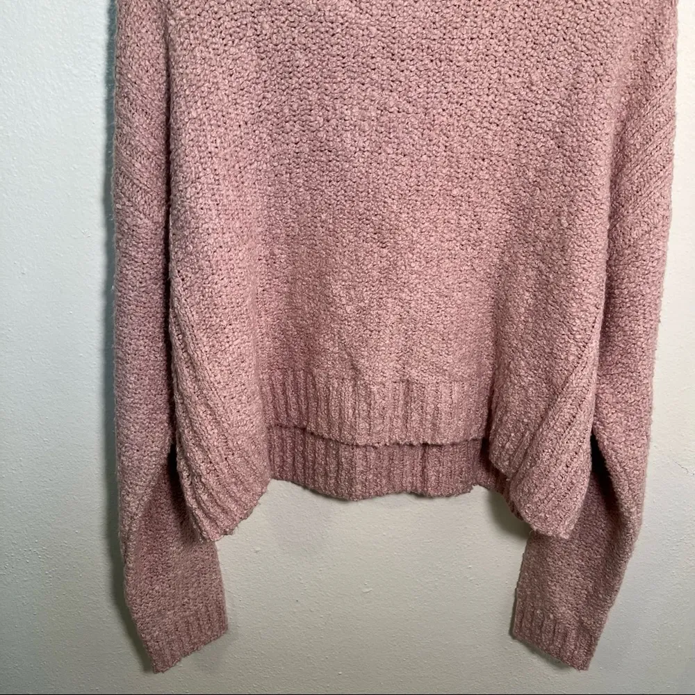 Aeropostale Fuzzy 1/4-Zip Sweater Purple - Image 13