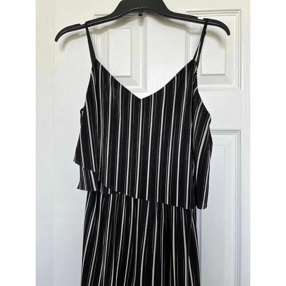 Bebop Striped Sleeveless Pantsuit Jumper with Adjustable Straps Medium - Image 10